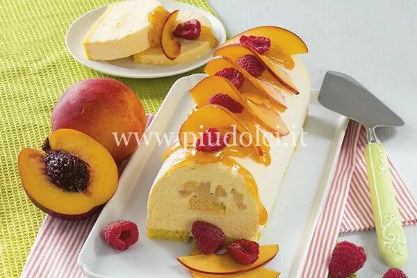 Semifreddo con pesche
